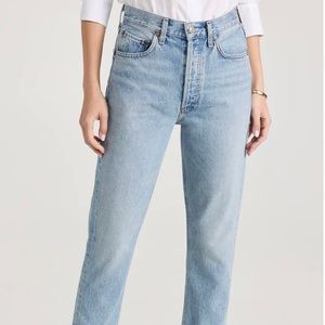 Agolde Riley High Rise Straight Denim. Bought from Revolve